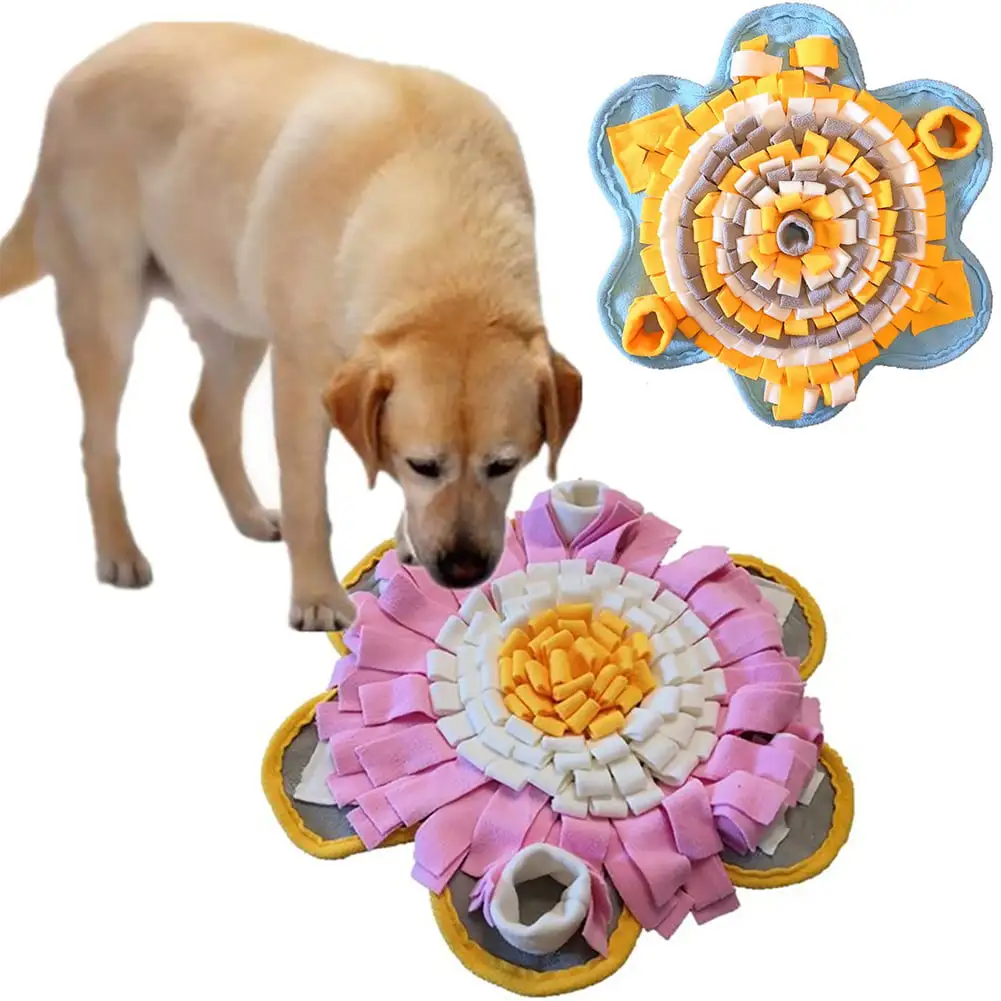 SPRING PARK Pet Snuffle Mat for Dogs Small Large. Durable & Portable. Interactive Feeding Games. Encourages Natural Foraging Skills for Dogs