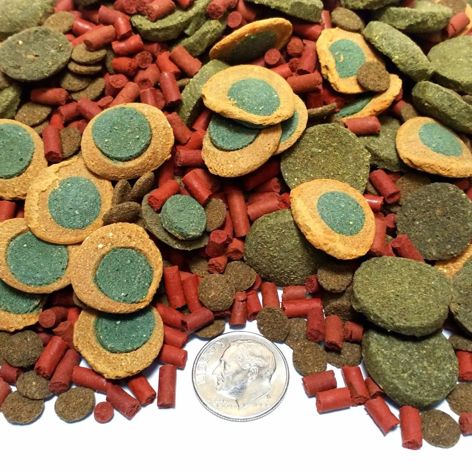 Aquatic Foods Spirulina Algae. Veggie Wafers and Shrimp Bits. Pleco's. Catfish. Shrimp & ALL Fish - 1/4-lb??GB-250