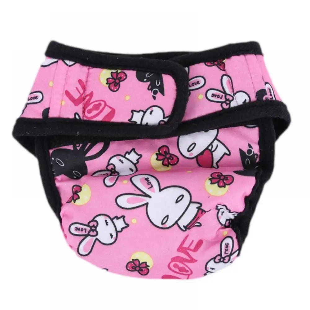 Reusable Dog Diapers Female Dog Heat Panties. Washable Cute Print