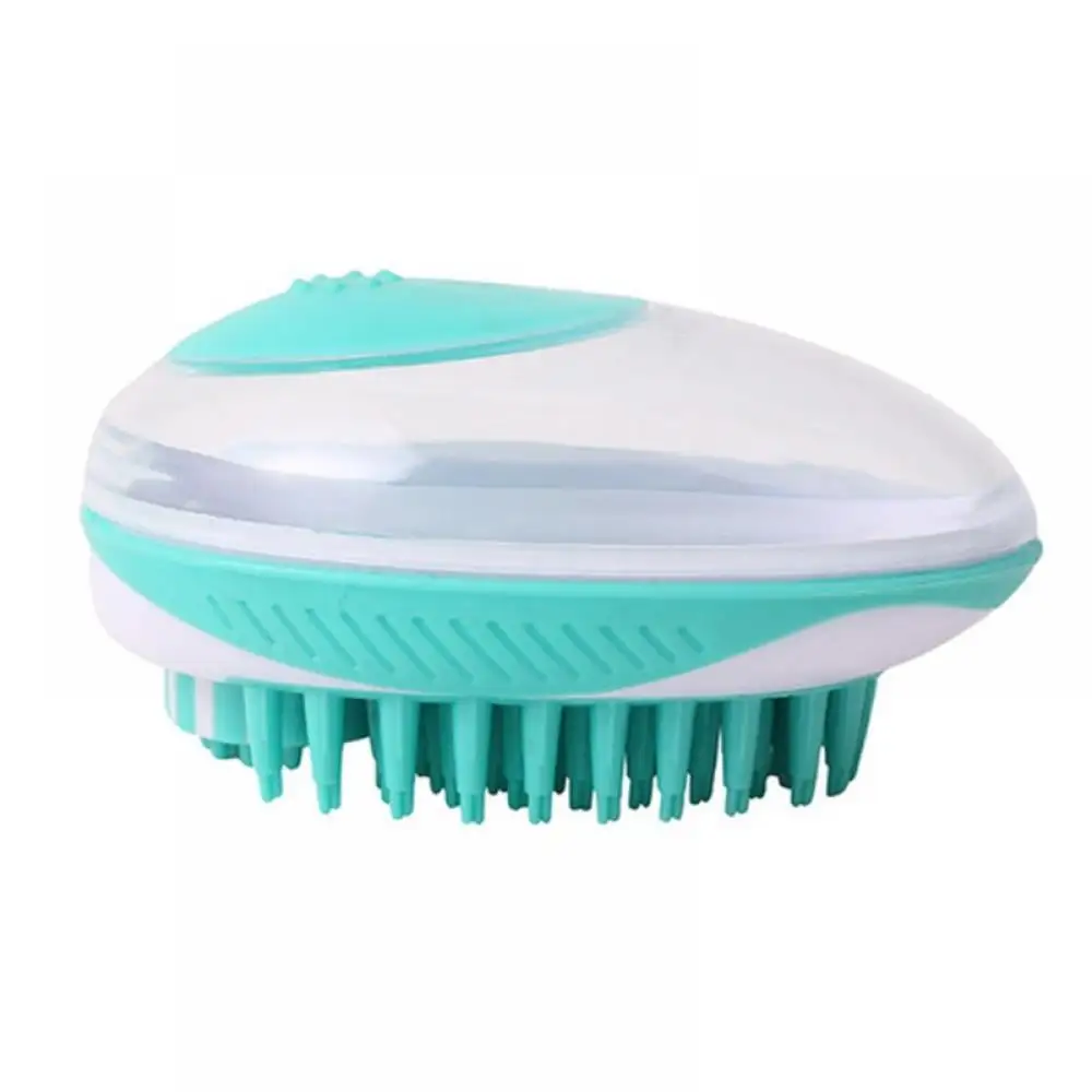 Forzero Pet dog grooming pet shampoo brush. with grooves soothing massage rubber mane curry comb (suitable for cats and dogs washing)