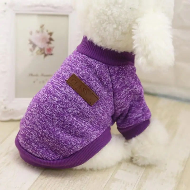 Chihuahua Yorkie Small Dog cat Pet Fleece Clothes Coats Jacket Sweater Soft Warm Jumper Pullover Clothes Pet Outfit