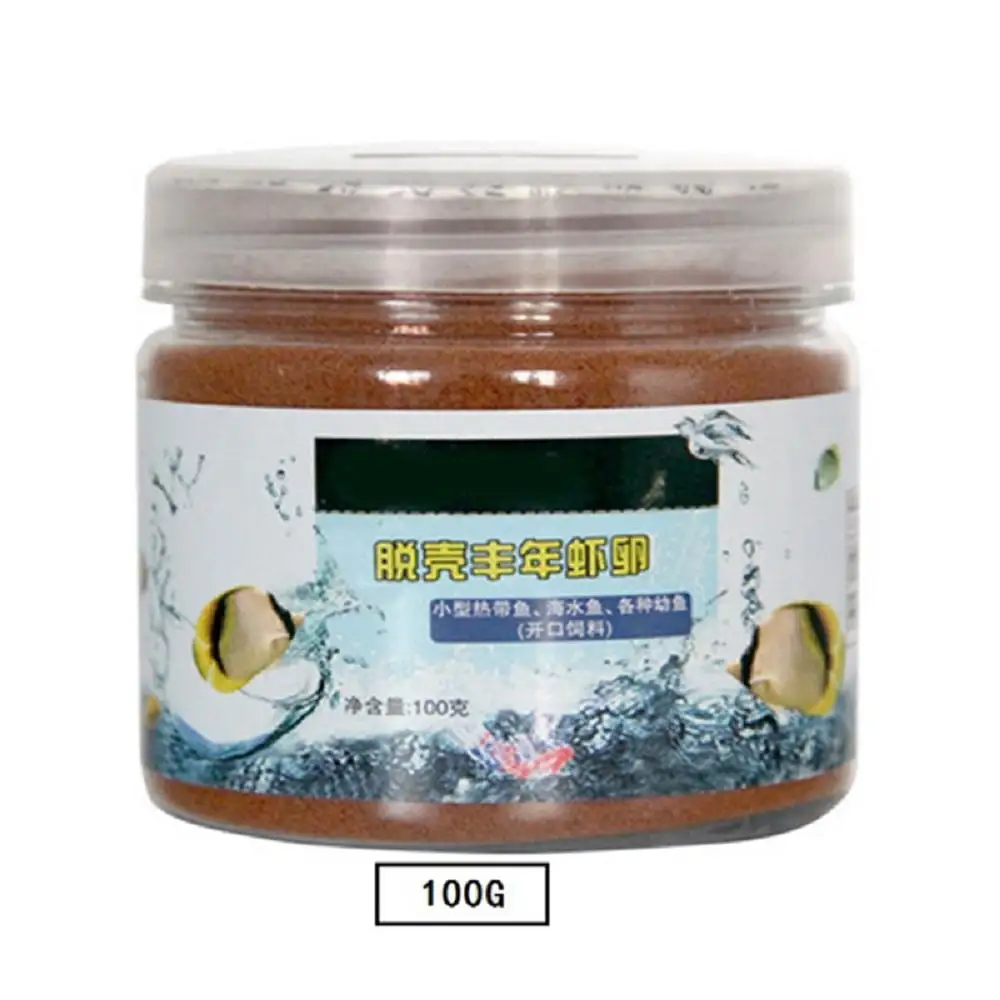 Altssales 50/100/150g (Bottle Package) Small Fish Brine Shrimp Eggs Artemia Forages. Healthy Ocean Nutrition Fish Food for Tropical Fish