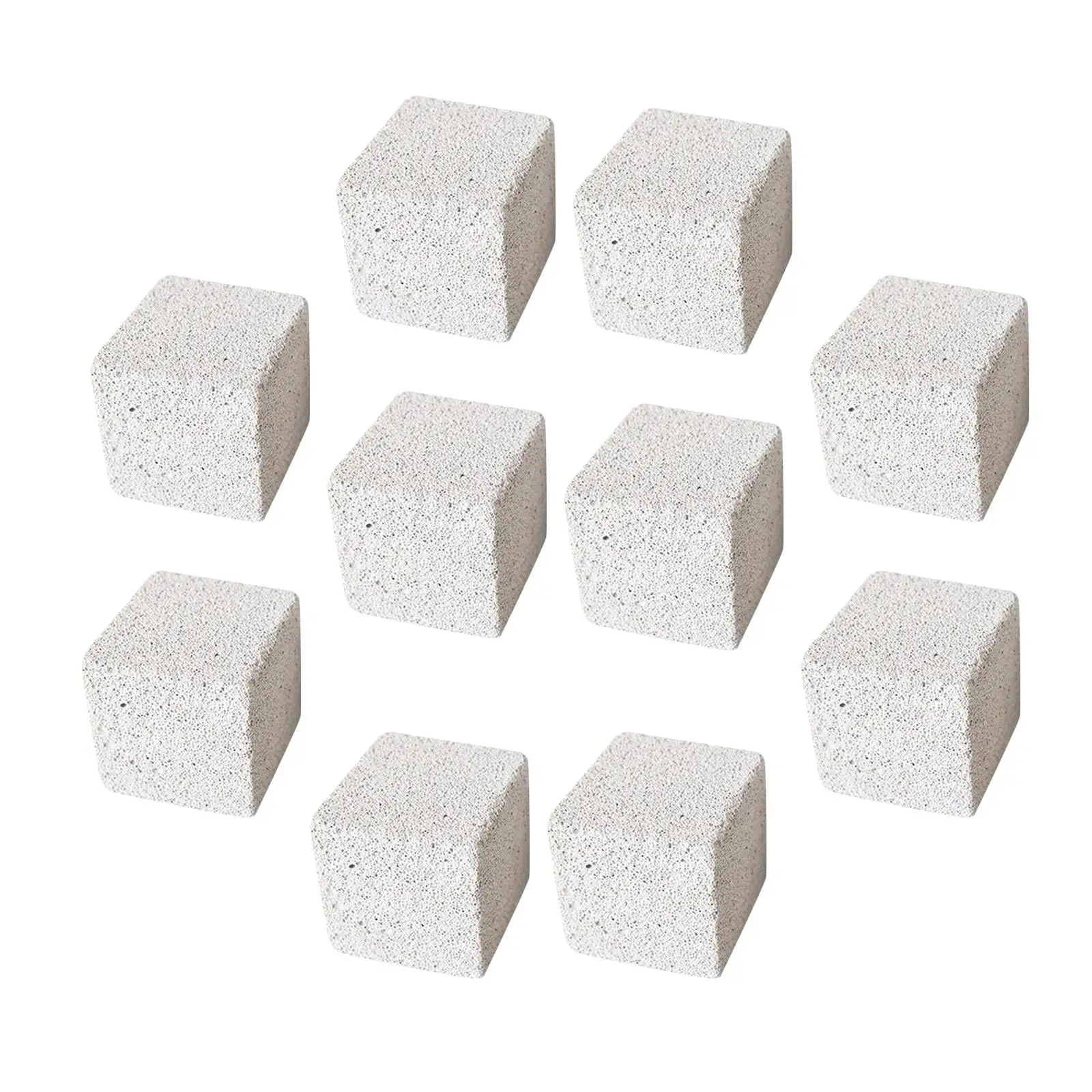 10Pcs Stone Square Hamster Grinding Pet Supplies Chewing Toy. Rodent Stone Pet 3cm