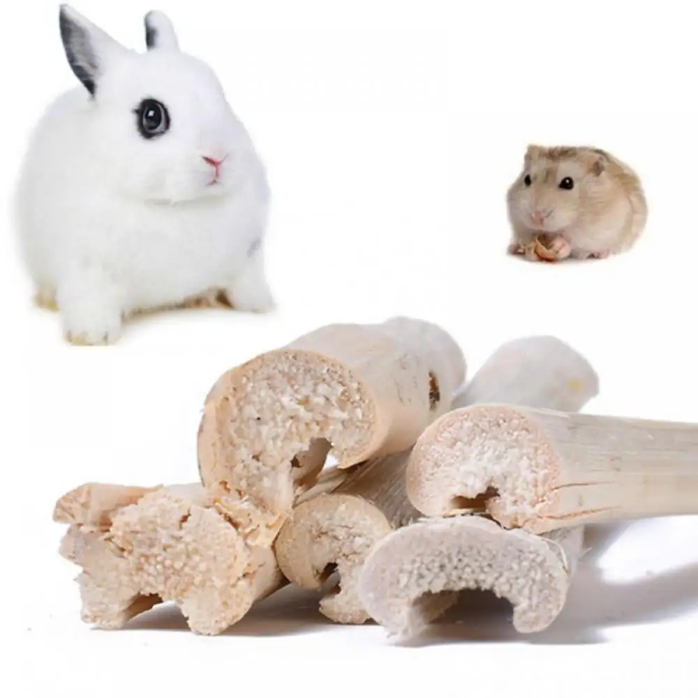 Rabbit & Hamster Chew Toys - Natural & Organic Chinchilla Food Treats for Guinea Pig. Squirrels. Parrots & Other Small Animals