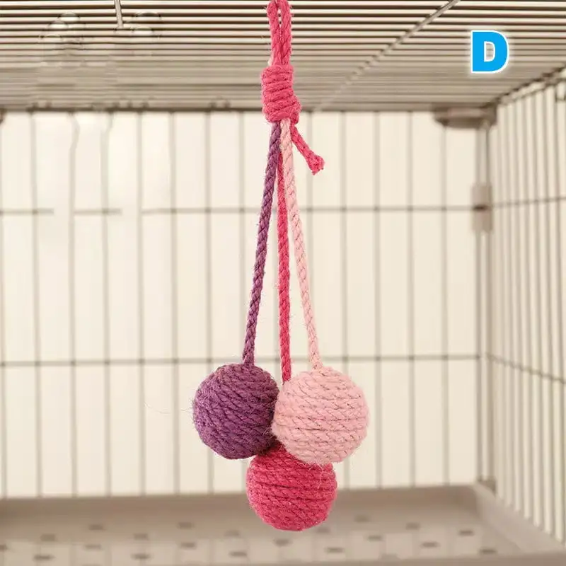 RONSHIN Pet Cat Hanging Sisal Ball Bite-resistant Wear-resistant Jute Twine Rope Pet Supplies For Relieve Boredom