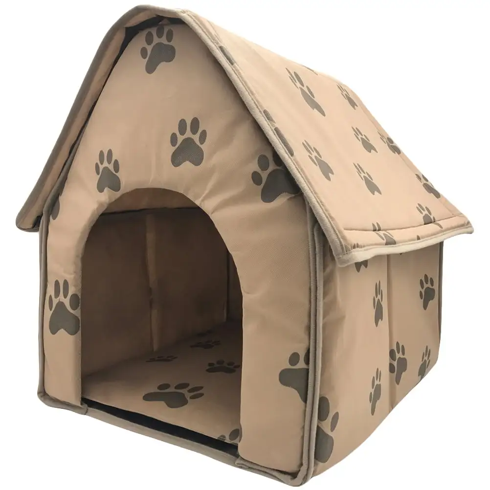 Frcolor Bed Tent Cat Pet Dog Beds Christmas House Cave Bunk Burrow Couch Cats Puppy Sofa Hideaway Sleeping Kitten Blanket