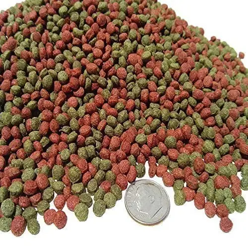 Aquatic Foods Green Gro & Color Enhancing 3/16 Floating Pellets. For Koi. Pond Fish. ALL Tropical Fish...40-lbs