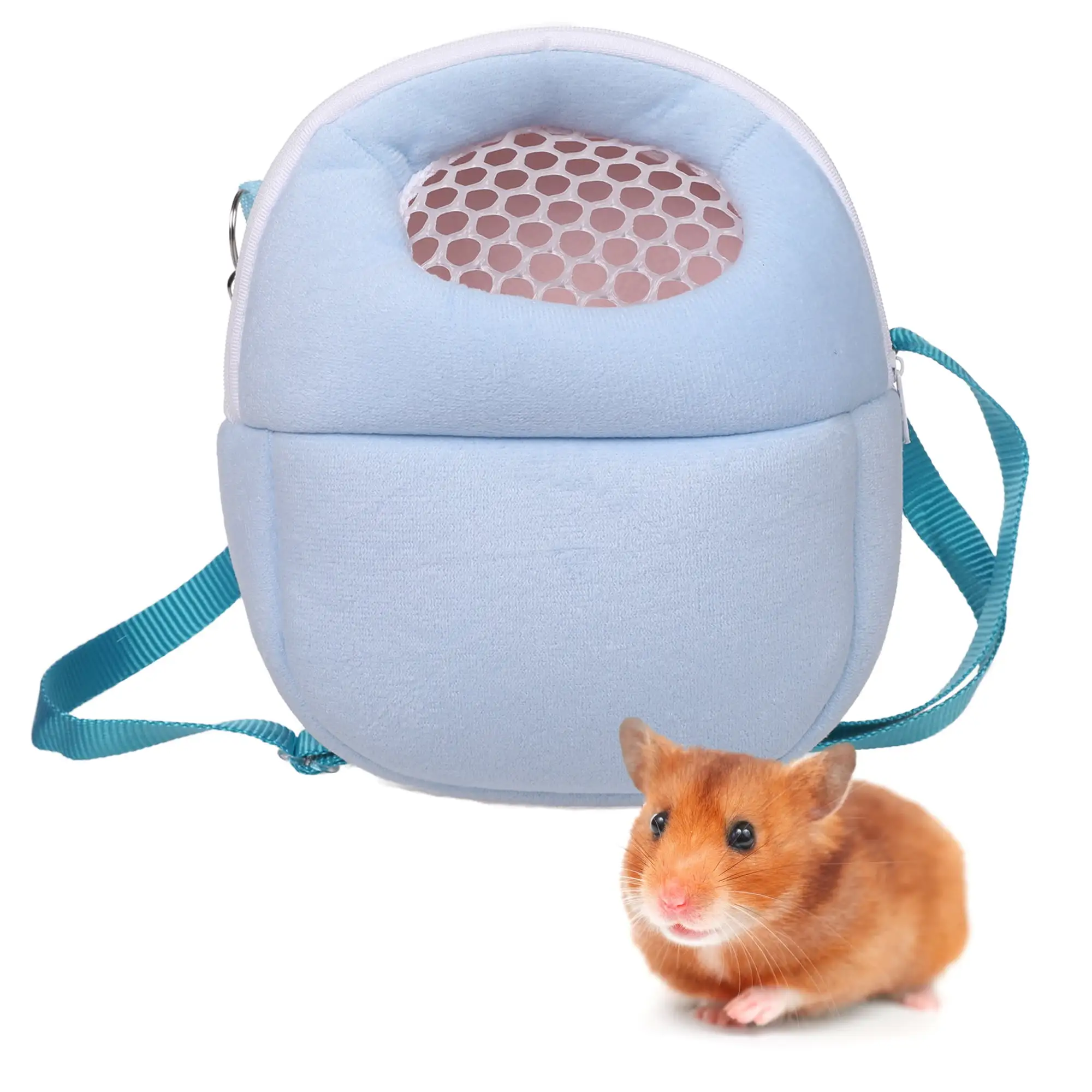 PUMYPOREITY Hamster Carrier Bag. Hands Free Pet Bag. Pet Travel Tote Bag with Adjustable Strap. Airline Approved Carriers for Small Animals. Guinea Pig Hedgehog Squirrel Chinchilla mice Rats