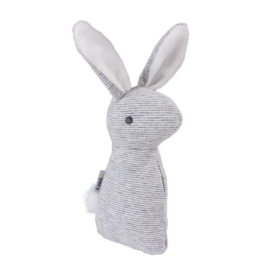 yuehao pet supplies pet dog squeaky toy cat squeaker sound chew fetch interactive plush toy grey