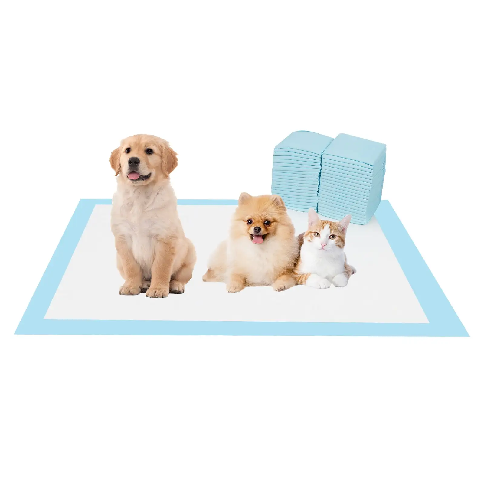 Puppy Pads Pet Training Pads 50 Count.Dog Housebreaking Supplies.Pee Pads for Dogs.Reinforced Training Pads with Flash-Dry Technology