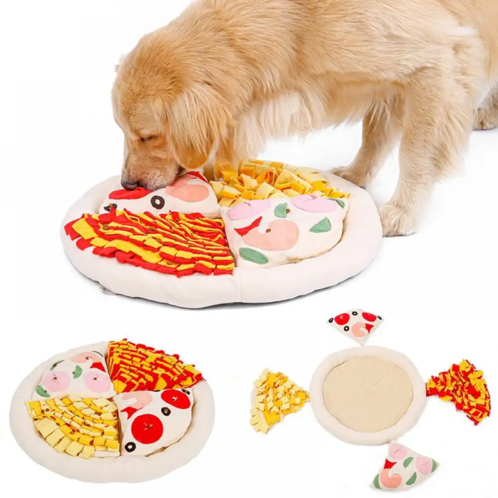 Dog Puzzle Toys Pet Snuffle Mat for Dogs Pet Felt Cloth Surprise Hidden Food Anti Choking Bowl Mat Dogs Cats Snuffle Bowl Mat