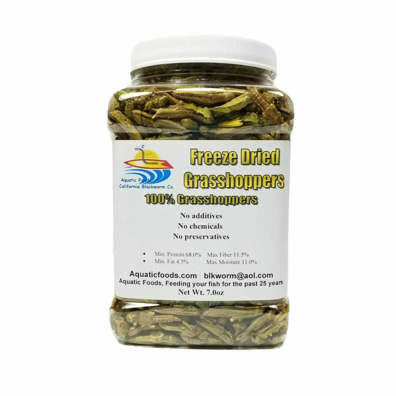 Grasshoppers - Freeze Dried Grasshoppers. Freeze Dried Gourmet Mix Included??Large Jar 7oz