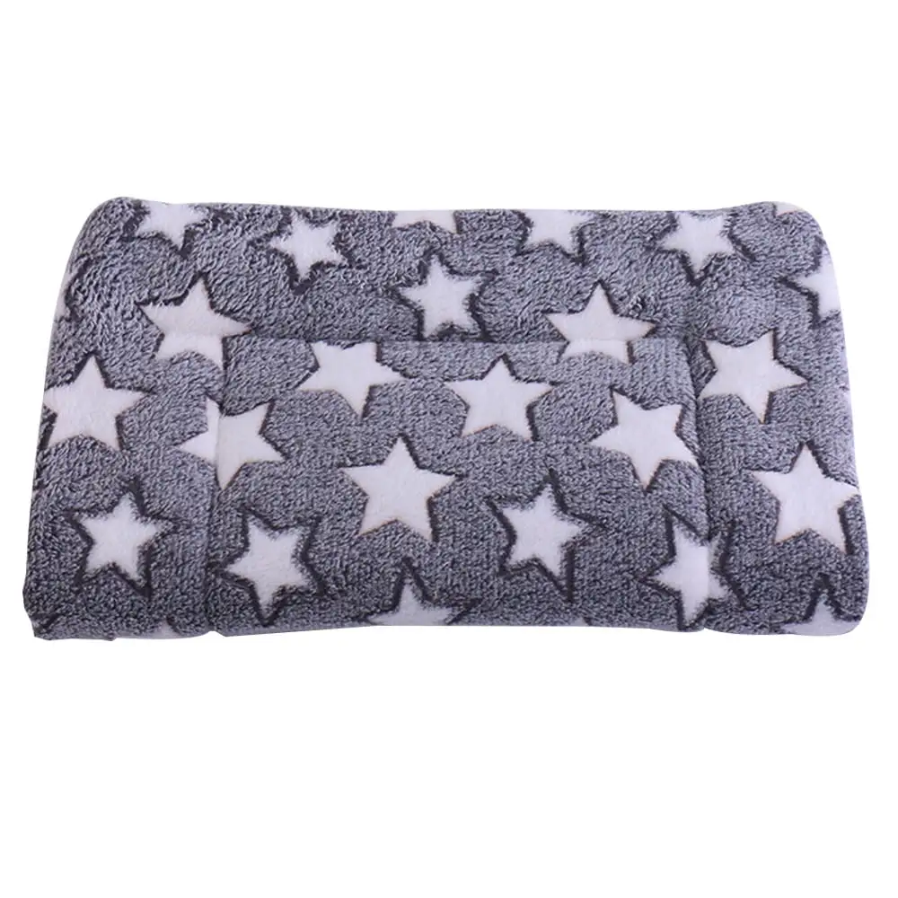 Dog Crate Mat (16 X 20). Soft Dog Mattress With Cute Stars. Personalised Dog Crate Mat With Non-Slip Bottom. Machine Washable Kennel Mat.