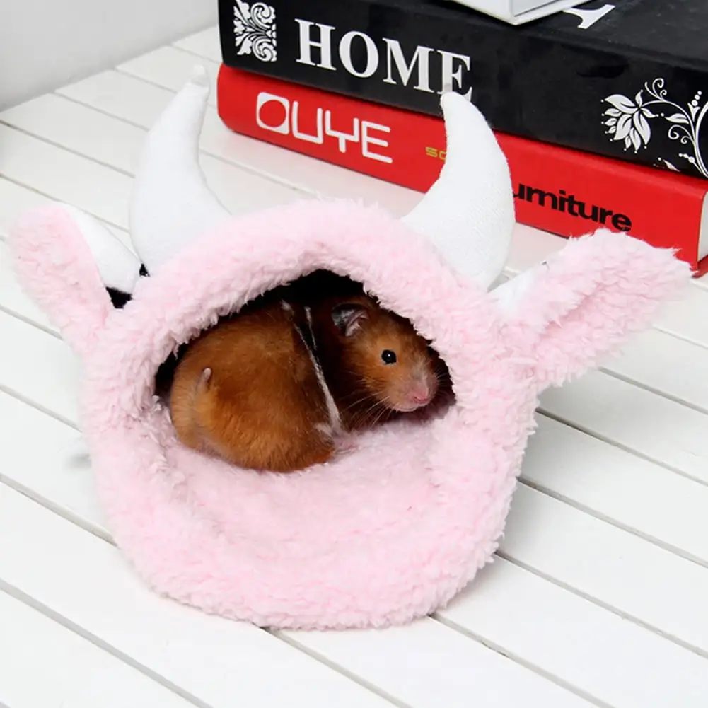 Visland Guinea Pig Bed Toy Cage House Accessories Nest Hedgehog Hamster Supplies Sugar Glider Ferret Rat Bed Toy Small pet Animals