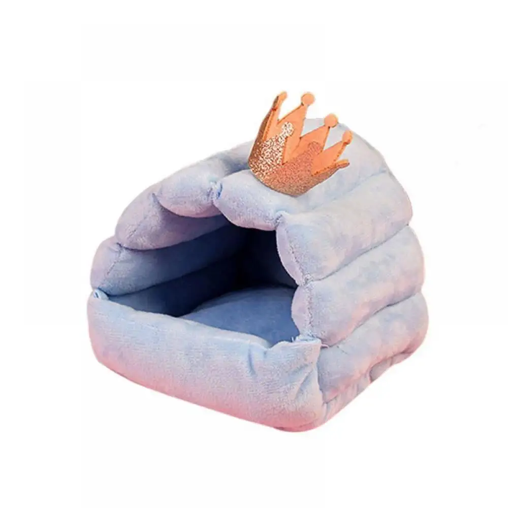 Small Pet Animal Hamster Bed. Warm Comfortable Mini House Cage Cave.for Hamster Bunny Ferrets Rats Hedgehogs Chinchilla