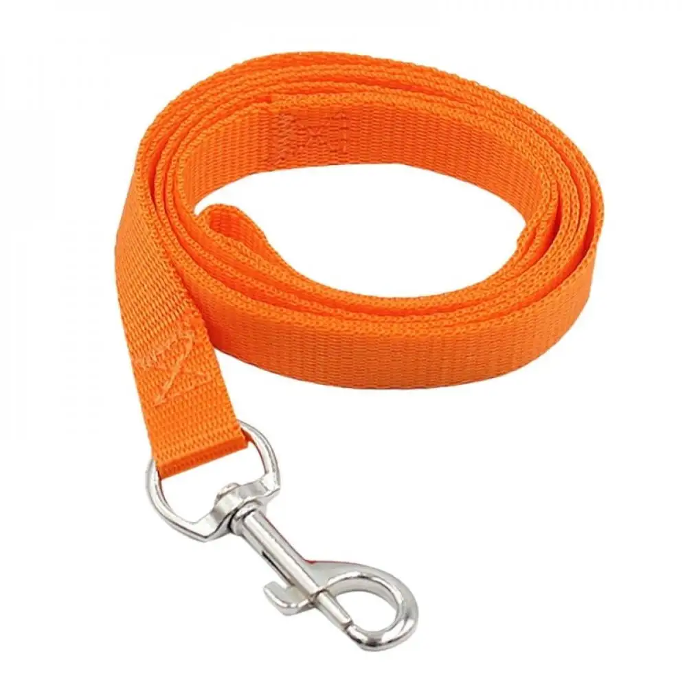 Pet Dog Leash Highly Reflective Nylon Dog Leash Durable Heavy Duty with Bolt Snap for Small Medium Large Dogs.Orange