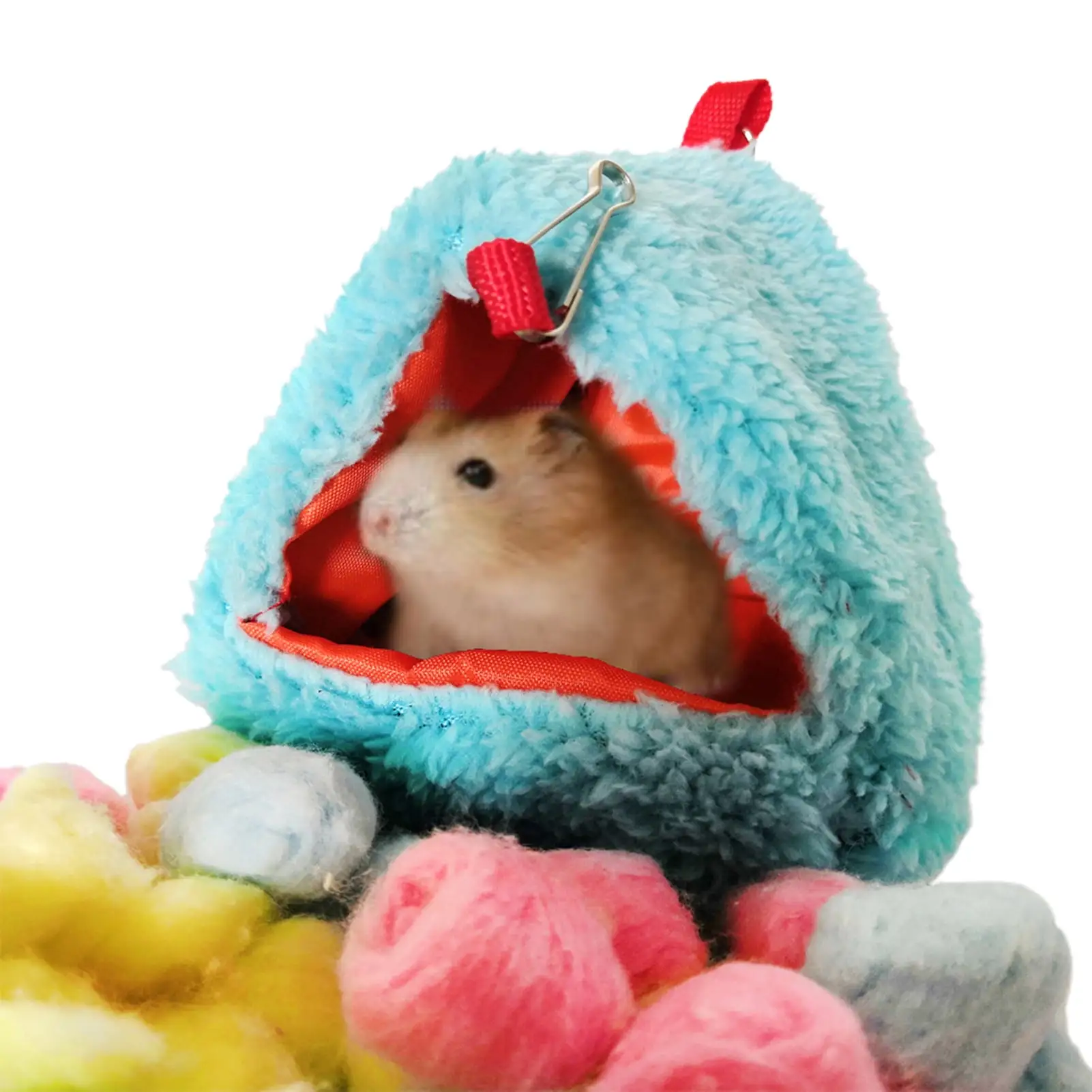 Winter Warm Plush Guinea Pig Tent Bed. Small Pet Hanging Hammock Bed Nest Cage Accessories for Sugar Glider Ferret Squirrel Hamster Bedding Hideout Playing Sleeping