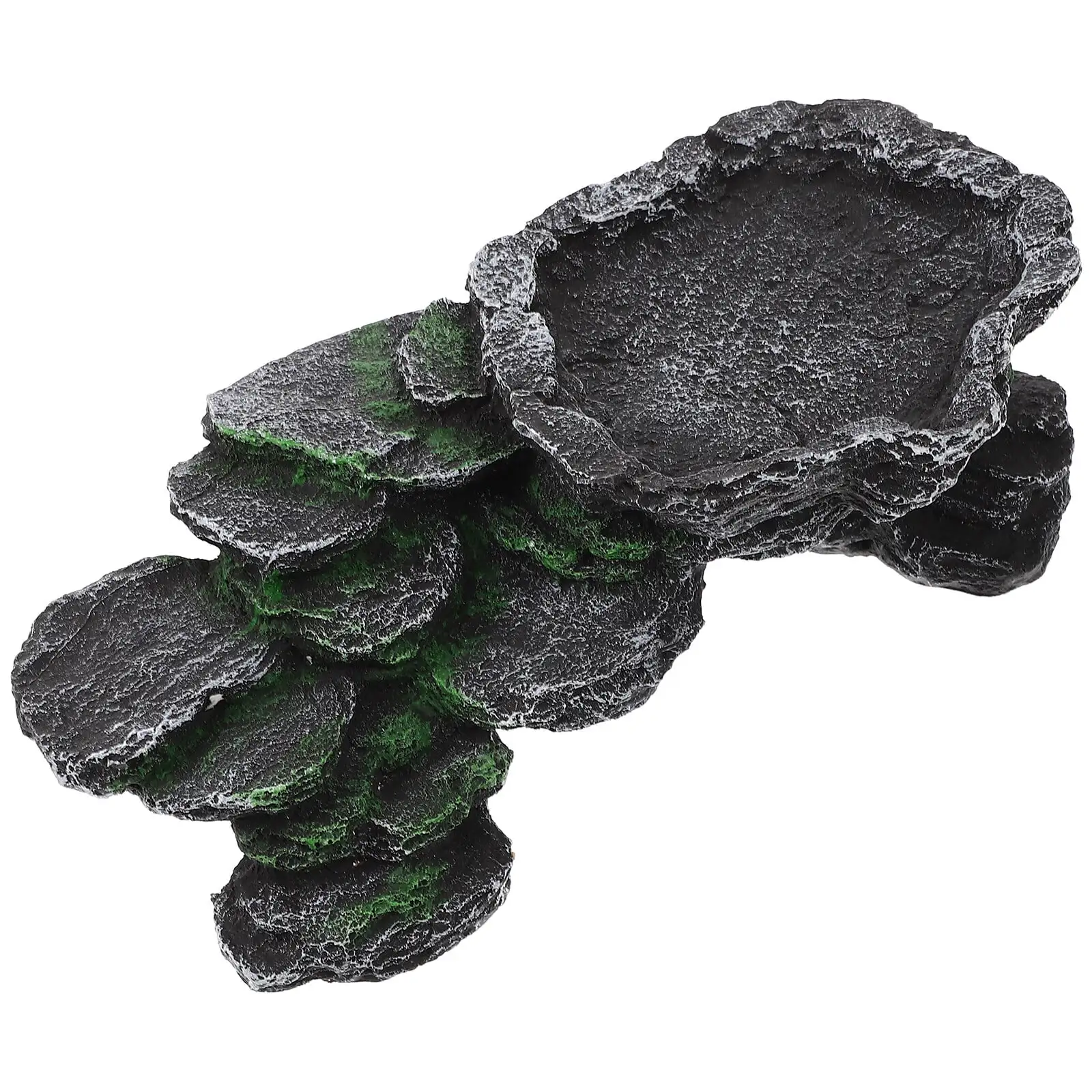 Basking Platform for Turtle Resin Tortoise Habitat Reptile Hiding Cave Resin Basking Platform