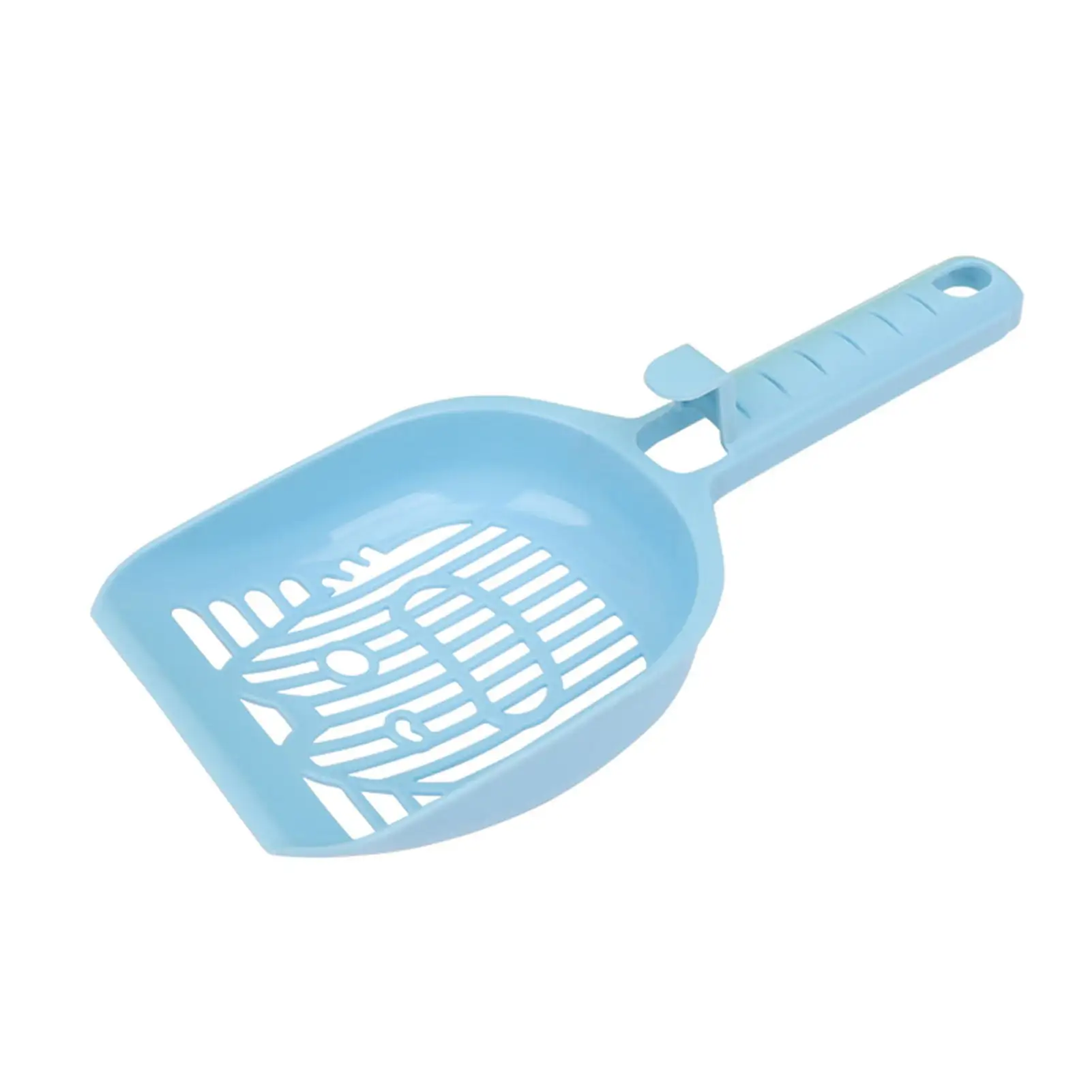 dnusflzt Plastic Cat Litter Scoop.Kitty Litter Boxes Scooper with Handle Mesh and Hanging Hole Pet Sift Shovel for Litter Box Kitten Pooper Lifter