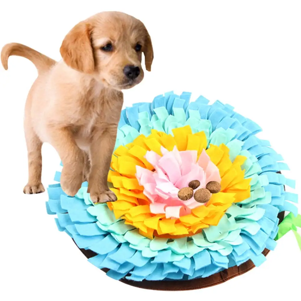 Visland Snuffle Mat Pet Dog Feeding Mat. Durable Interactive Dog Toys Encourages Natural Foraging Skills