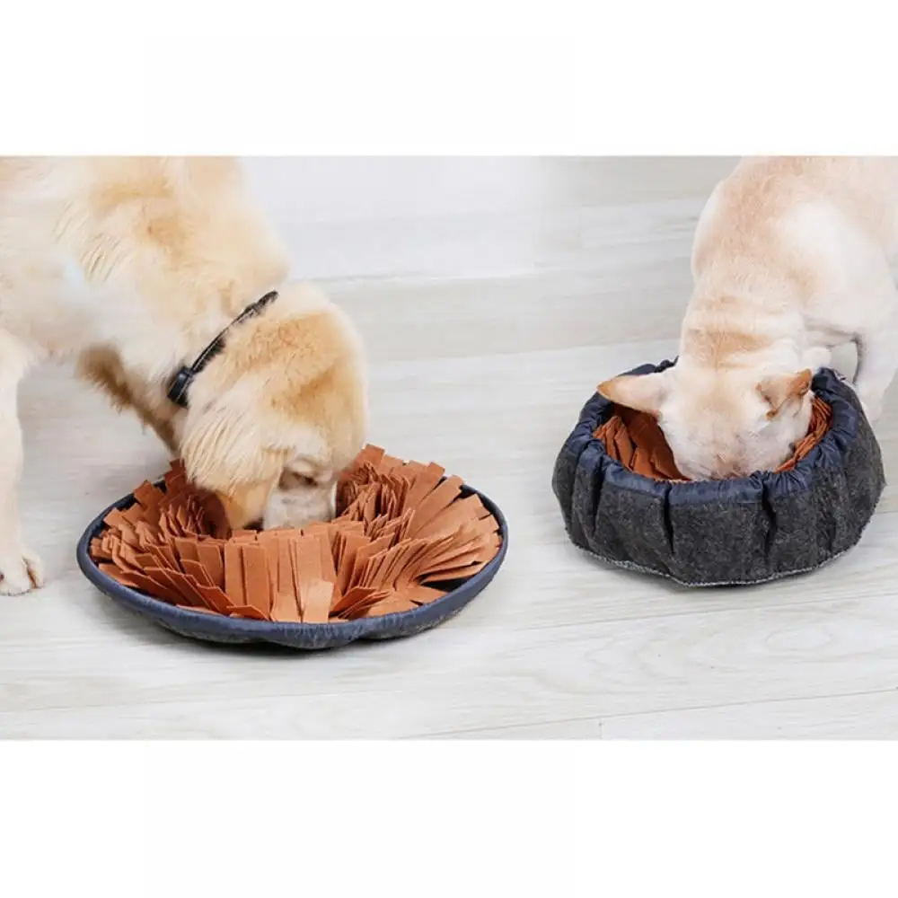 Forzero Pet Felt Cloth Leak Food Anti Choking Bowl Mat Dogs Cats Snuffle Bowl Mat Costing Energy Slowing Feeding Intelligence Mat