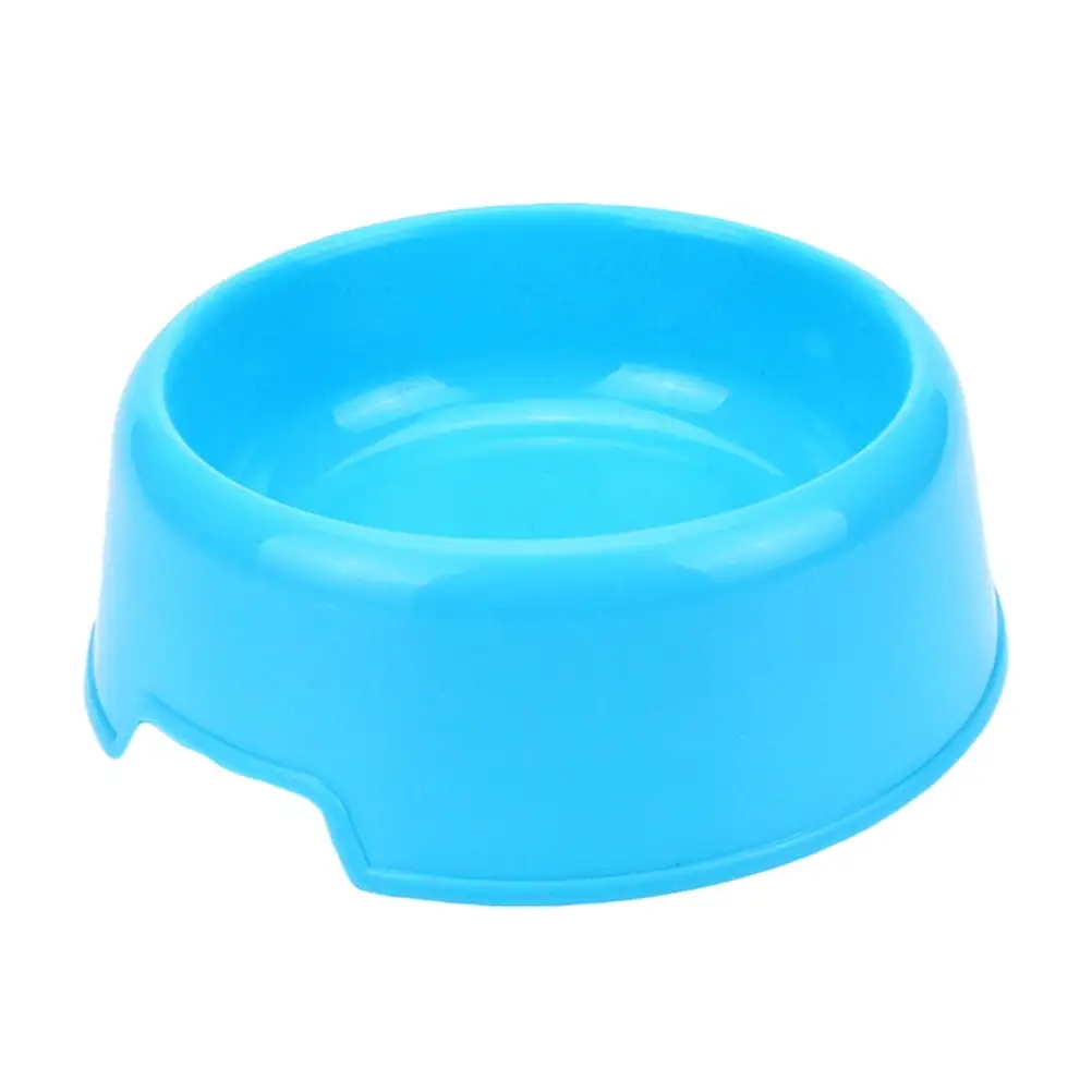 Bestonzon 2pcs Candy Color Pet Puppy Dog Feeding Bowl Dog Feeding Bowl Cat Puppy Plastic Non Food Dish Pet Drink Water Bowl