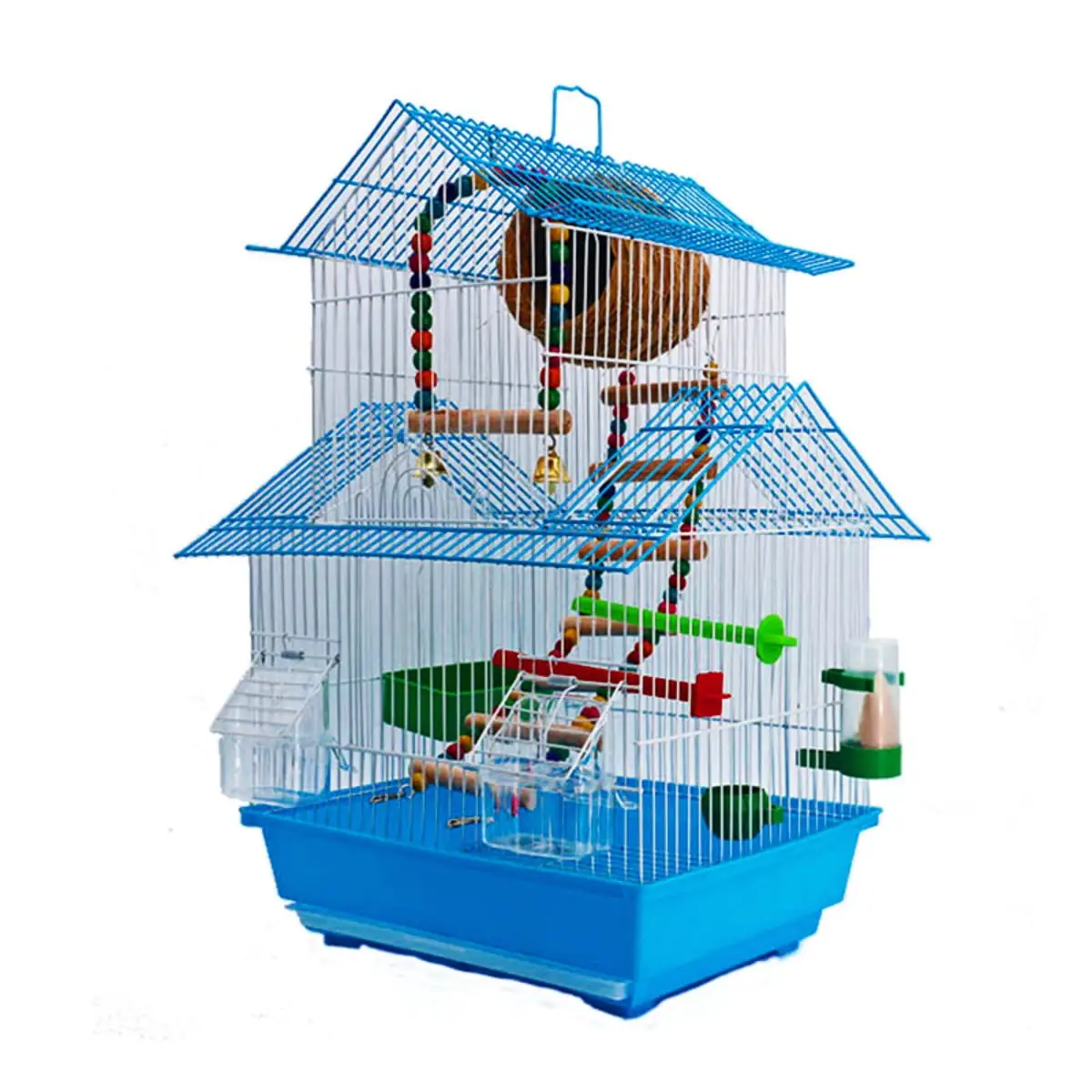 YUANXIN Casual Creative Birdcage Pet Cage Pet Supplies Peony Budgie Cage Bird Cage Large Metal Pearl Accessories Parrot Cage