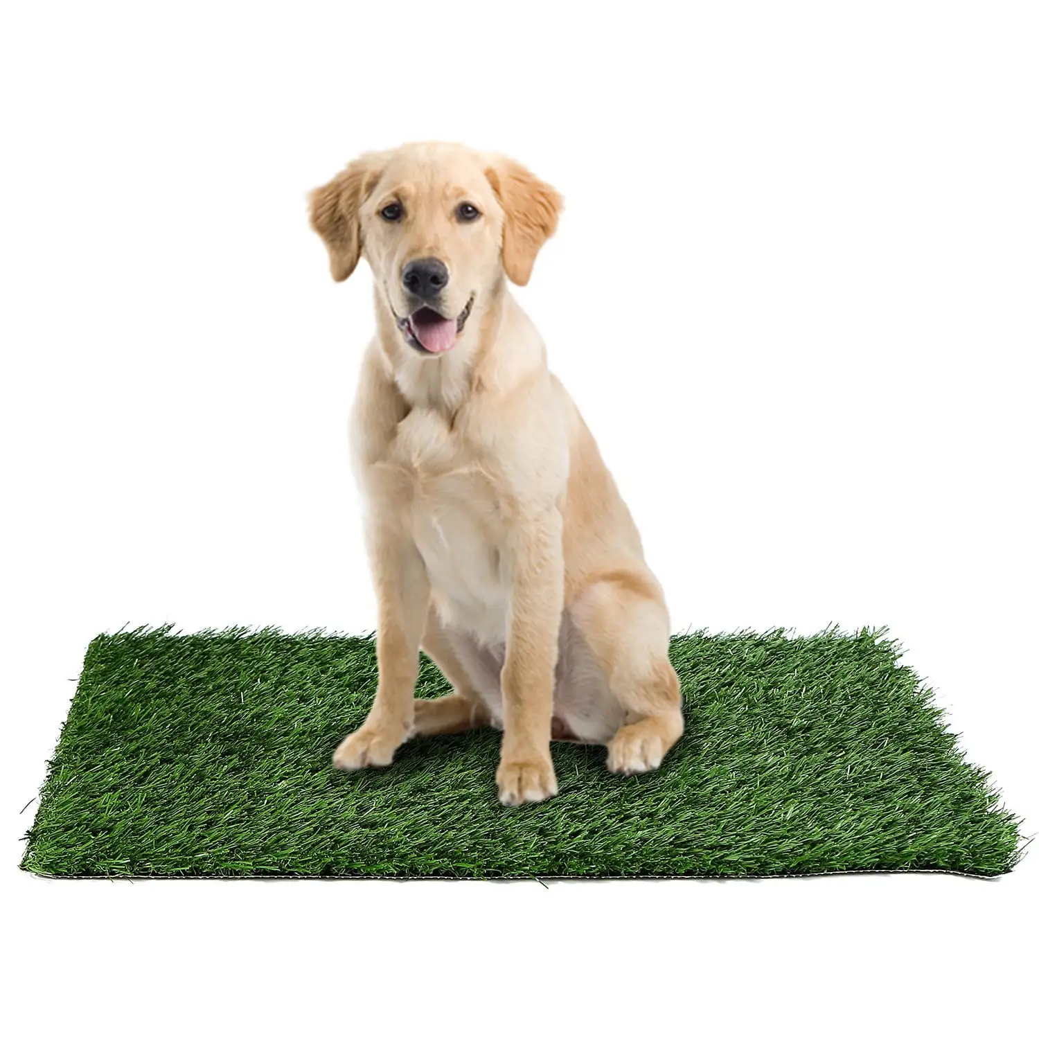 iMountek 23.23x18.12 Replacement Grass Mat for Pet Potty Tray Dog Pee Potty Grass Turf Pad Fast Drainage Easy Cleaning