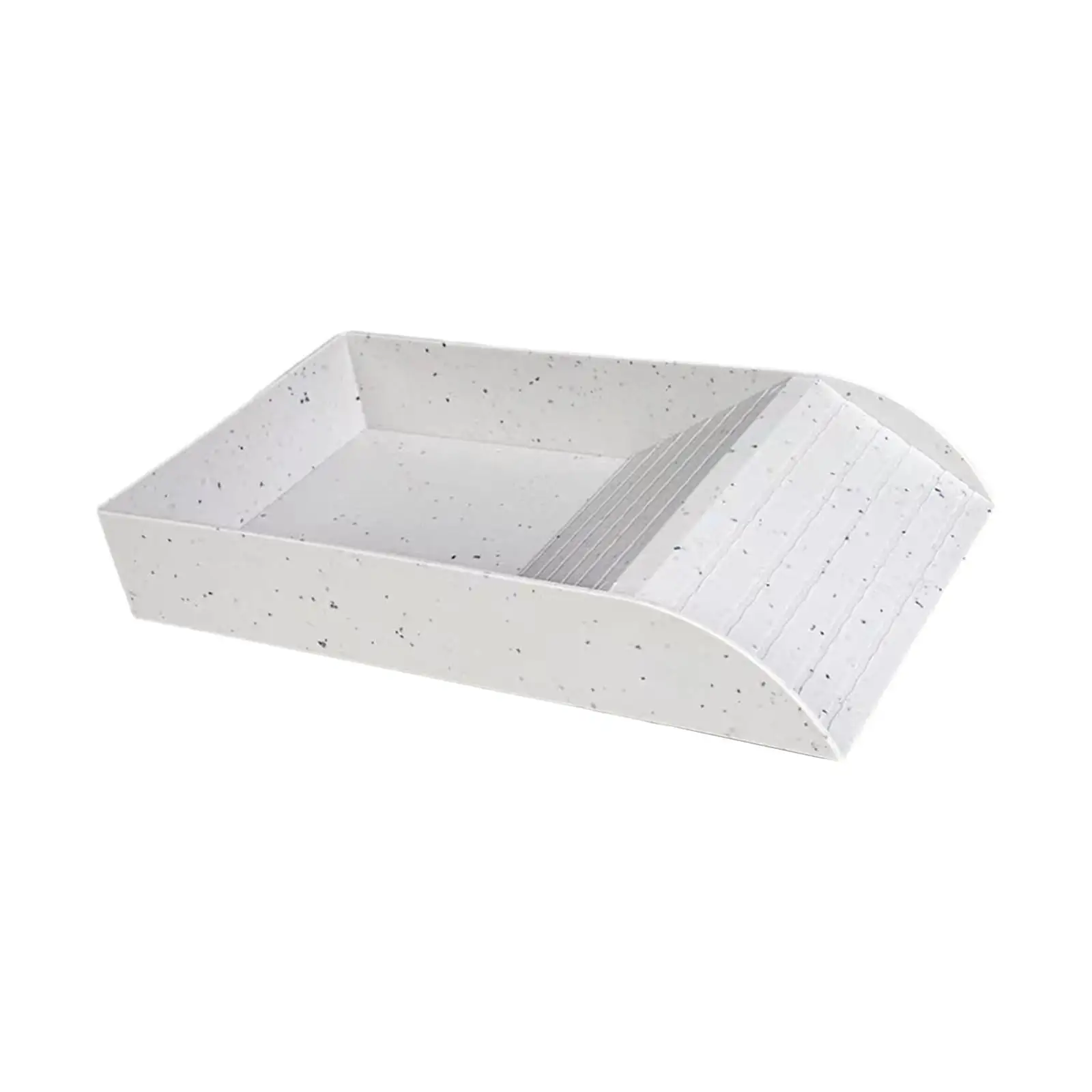 oshhnii Ramp Reptile Bathing Pool Tortoise Feeder Container Feeding Plate Large Aquarium White