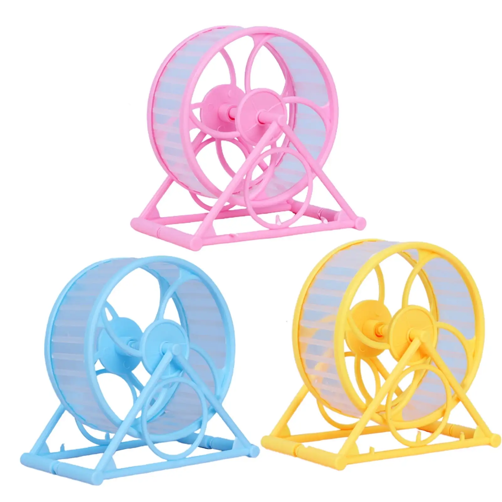 shenmeida Hamster Exercise Wheels - Quiet Spinner Hamster Running Wheels with Adjustable Stand for Hamsters Gerbils Mice Or Other Small Animals