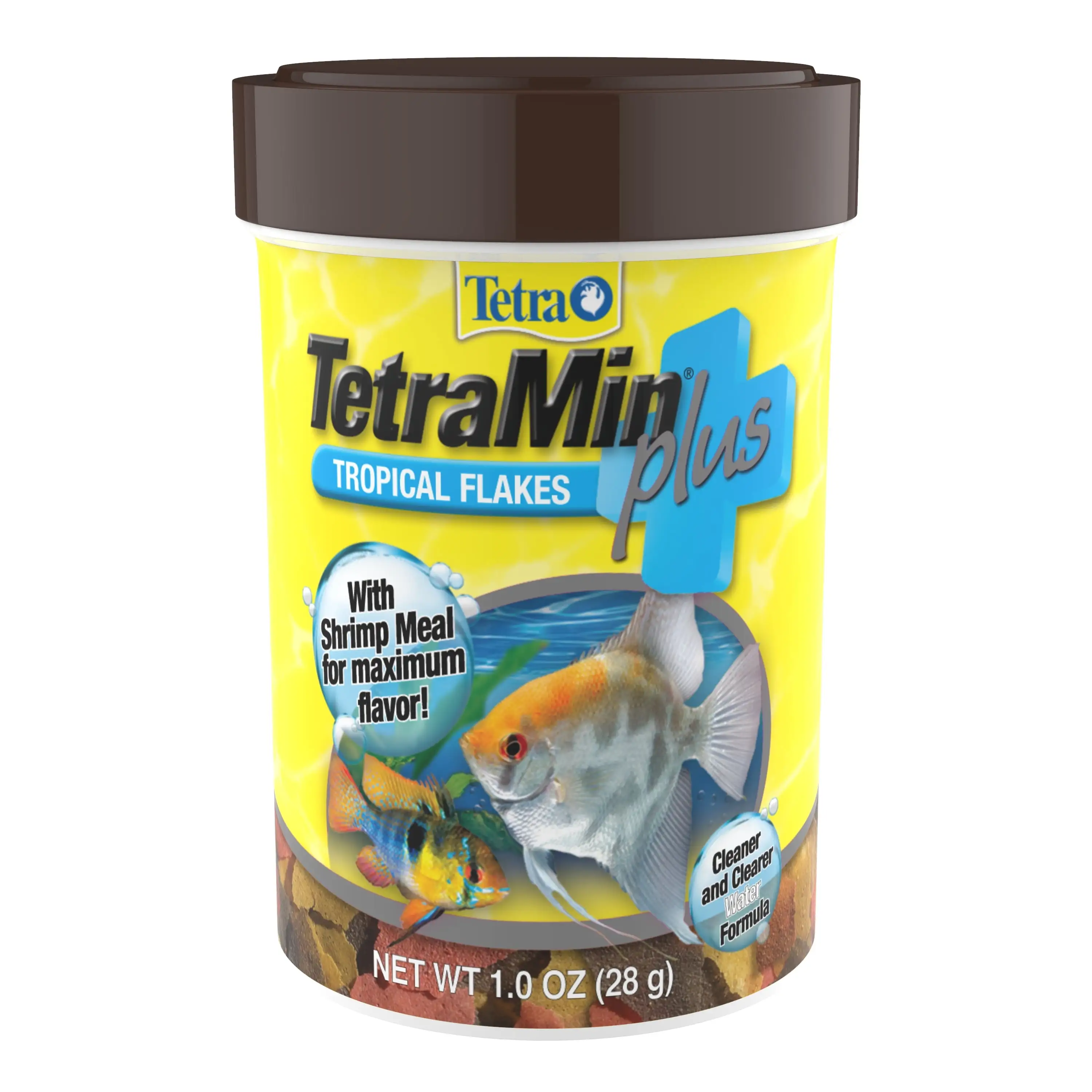 tetra TetraMin Plus Tropical Flakes with Shrimp. 1 oz