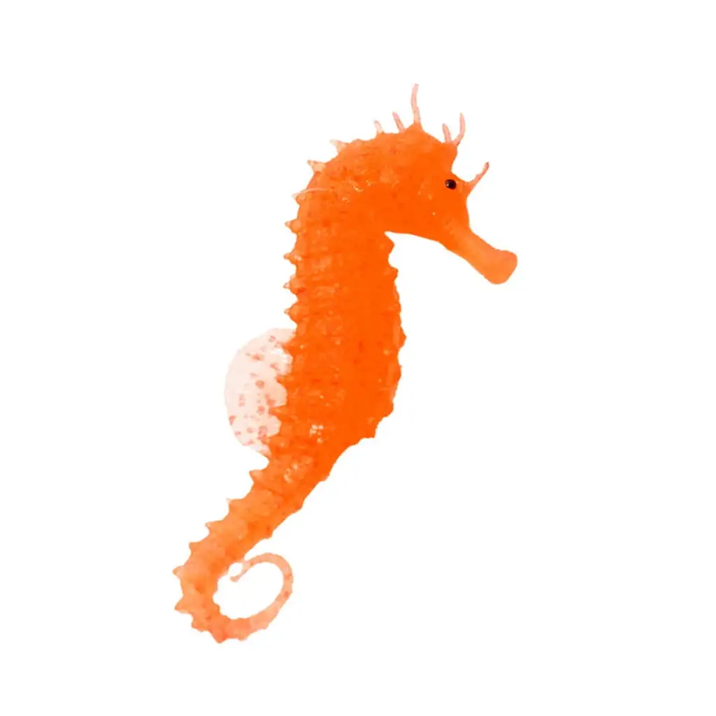 wofedyo Fish Tank Aquarium Fish Tank Landscaping Decor Glowing Effect Animal Sea Horse Ornament Fish Tank Decorations